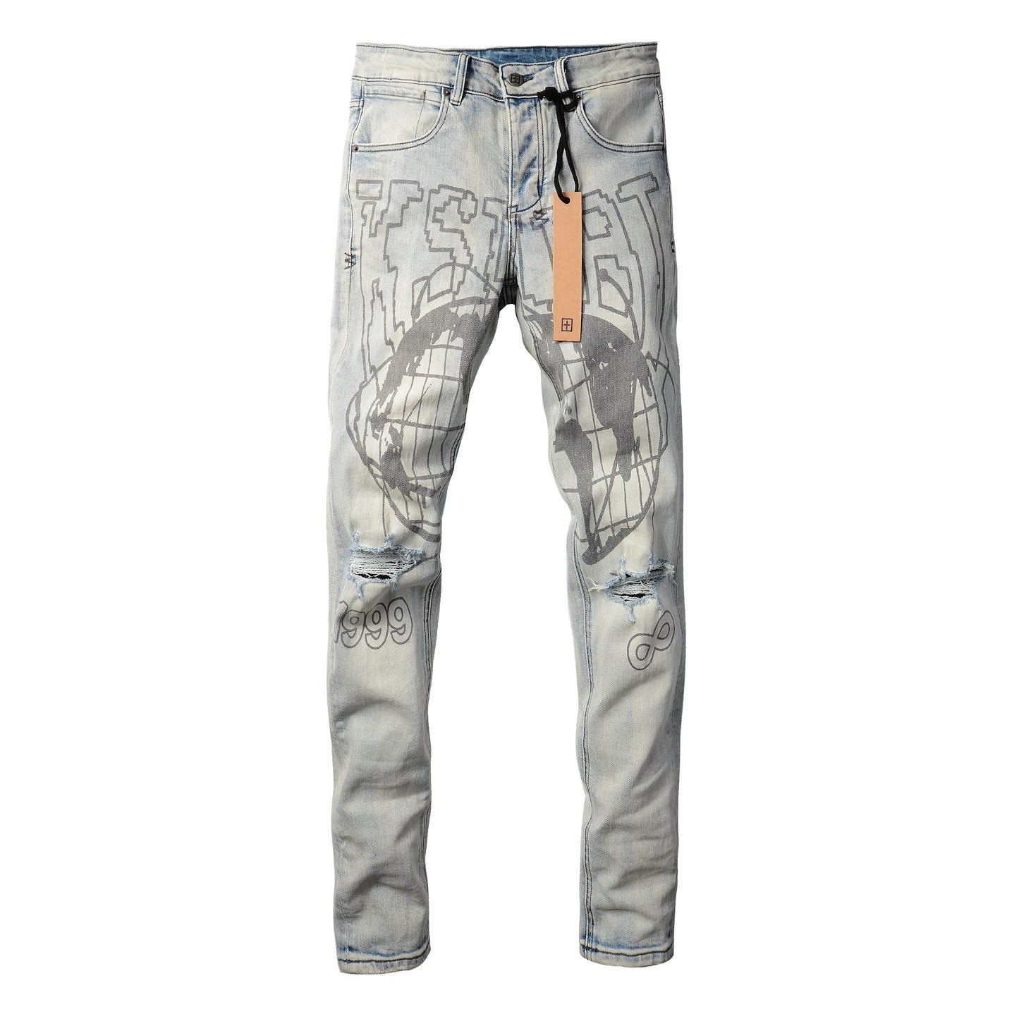 Jean slim gris intemporel 3013