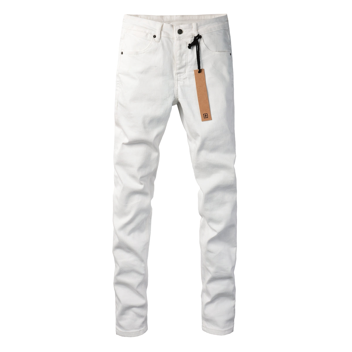 Effortless White Denim with a Simple and Elegant Design 3026