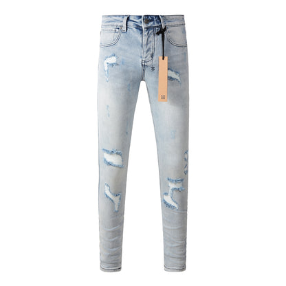 Ksubi Jeans Light Blue Jeans with Simple and Clean Cut 3001