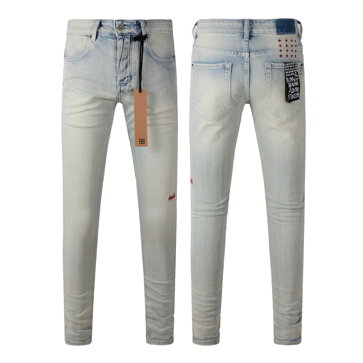 Jean Slim Fit avec détails délavés 3017