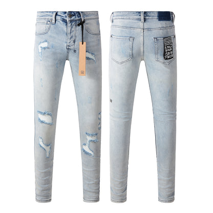 Ksubi Jeans Light Blue Jeans with Simple and Clean Cut 3001