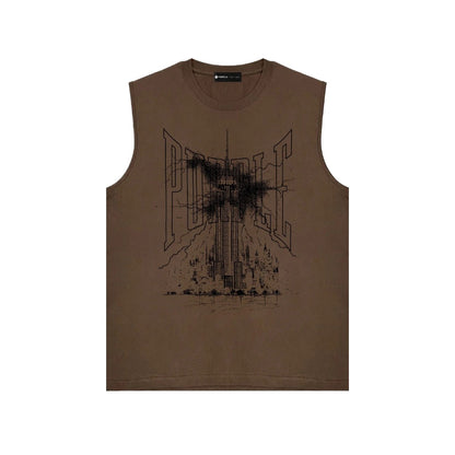 New Versatile Sleeveless T-Shirt Vest Combining Style and Comfort Perfect for Daily Casual and Layered Outfits