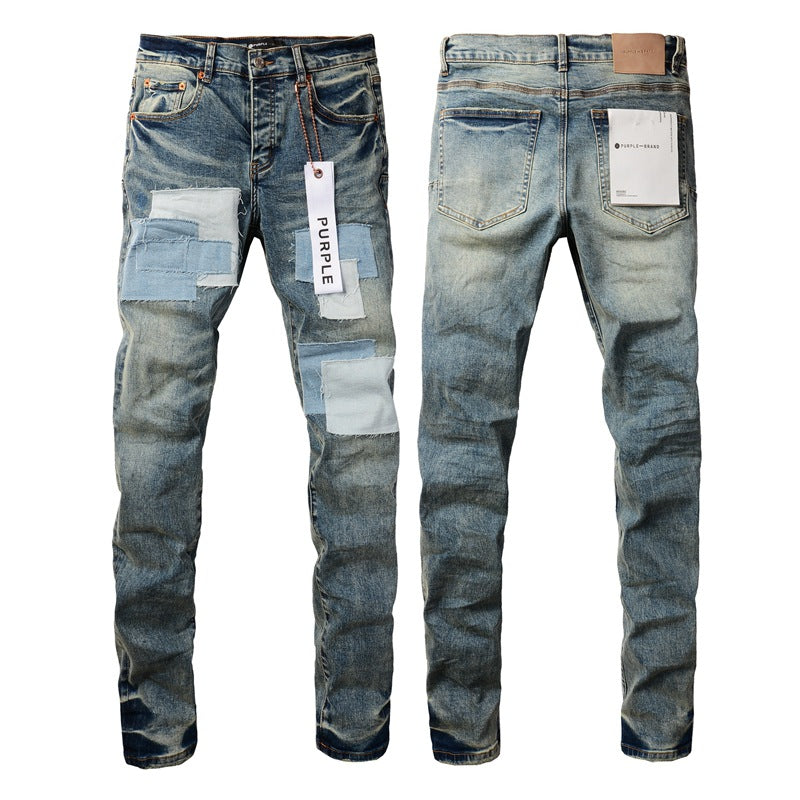 Jeans For Men, Designer Denim Trousers, Straight Leg, Retro Streetwear, Casual Sweatpants, Joggers Pants, 9015