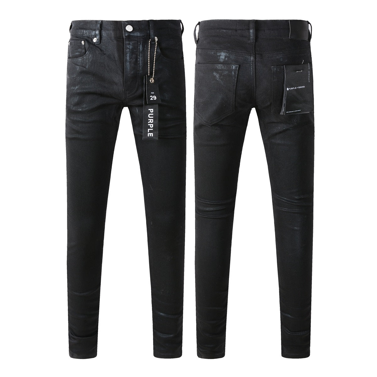 Forward Black Jeans 9082 with Innovative Layered Design for a Bold Statement