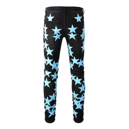 896 High Street Sticky Star Jeans High Craft Slim élastique High Street Jeans 