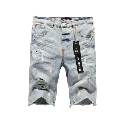 Nouveaux jeans pour hommes Splash Ink Vintage Jean Shorts 