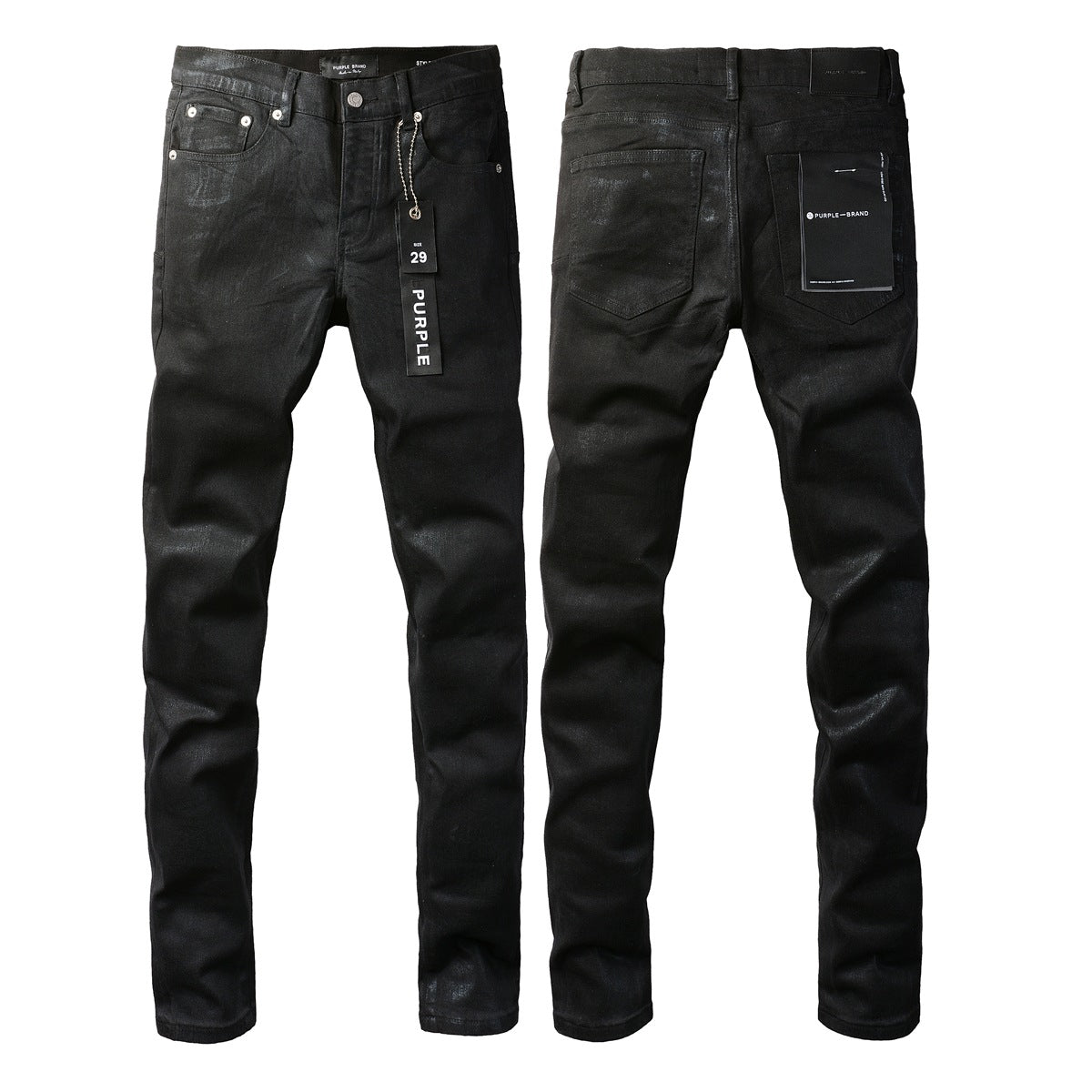 Forward Black Jeans 9082 with Innovative Layered Design for a Bold Statement