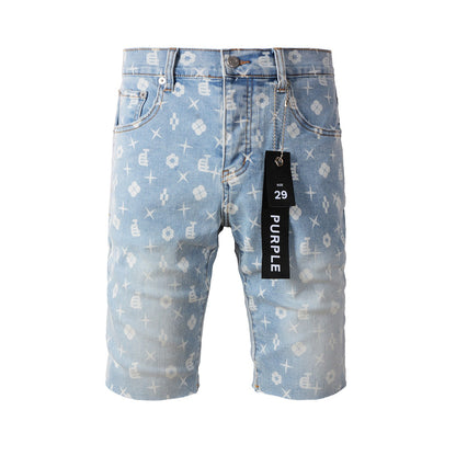 Short en jean bleu High Street 5089 avec un style moderne et un design unique 