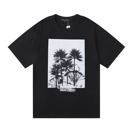 T-shirt Blanc Noir