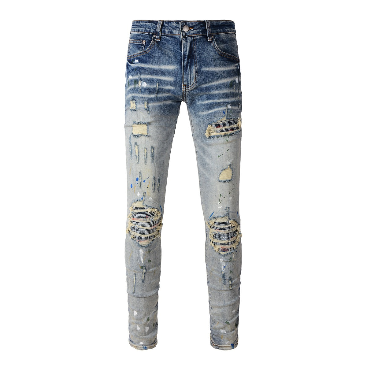 Nouveaux jeans pour hommes Splash Ink Jeans 