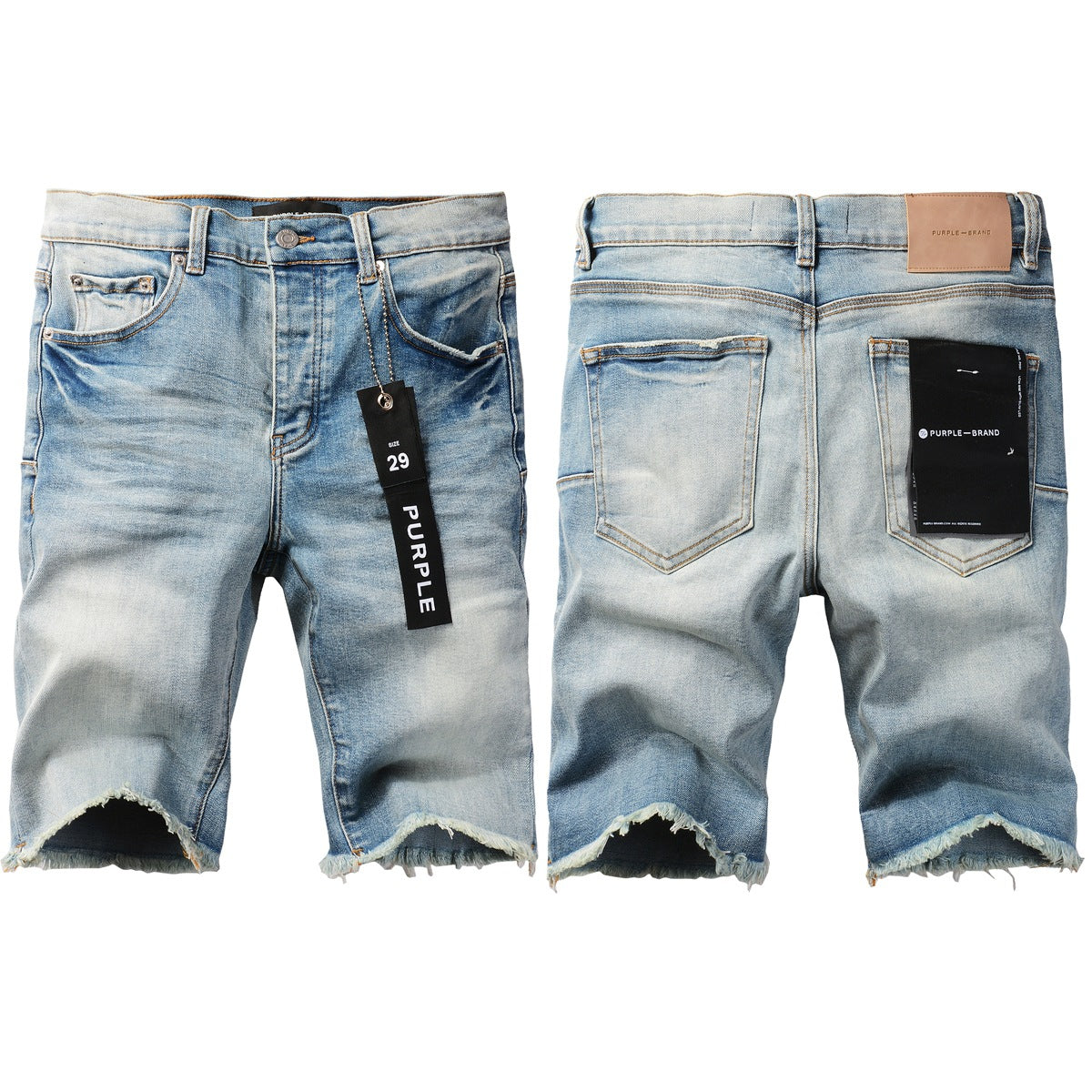 Shorts vaqueros azules 5016 con un corte moderno, perfectos para un elegante guardarropa de verano 