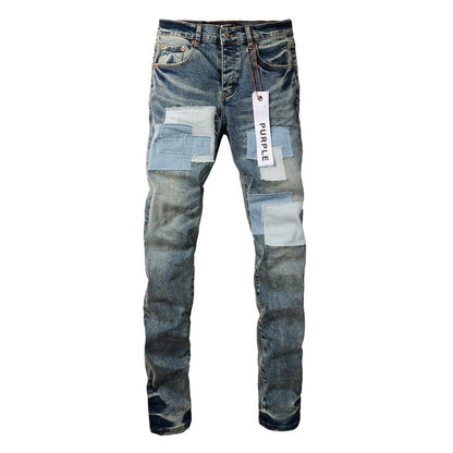 Jeans pour hommes, pantalons en denim de créateur, jambe droite, streetwear rétro, pantalons de survêtement décontractés, pantalons de jogging, Y2k 