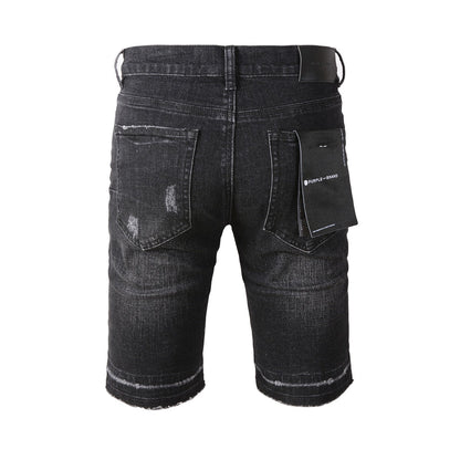 Short en jean noir tendance 5083 avec une coupe contemporaine 