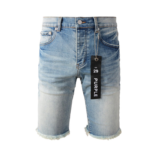 Blue Denim Shorts 5016 Featuring a Modern Cut Perfect for a Stylish Summer Wardrobe