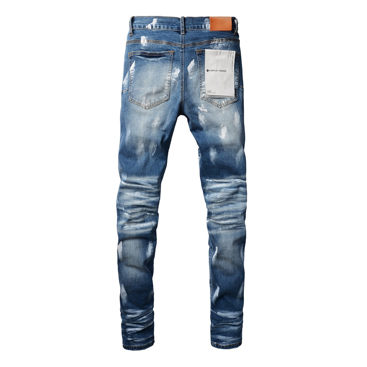 Pantalones vaqueros para hombre, pantalones vaqueros para hombre, pantalones vaqueros negros ajustados de diseñador, lavado claro, rotos, para motocicleta 9062 