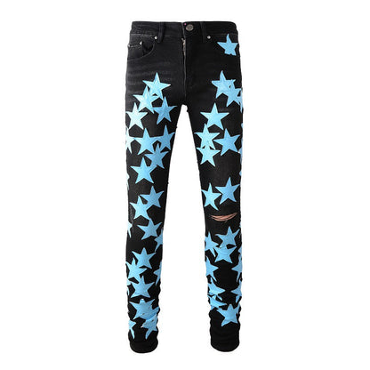 896 High Street Sticky Star Jeans High Craft Slim élastique High Street Jeans 