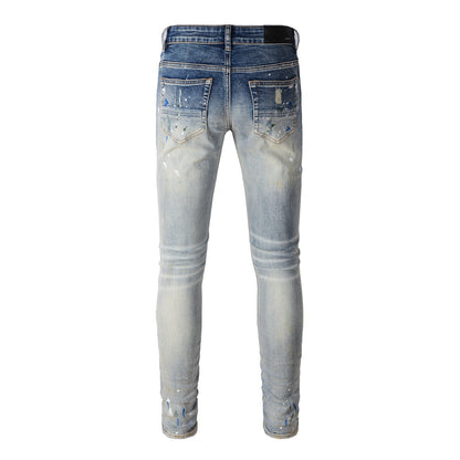 Nouveaux jeans pour hommes Splash Ink Jeans 