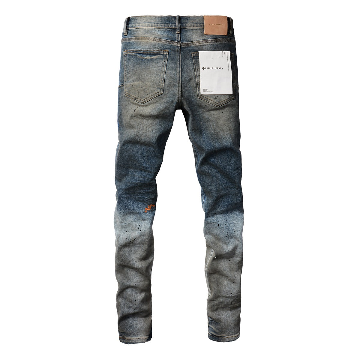 Jean déchiré violet pour homme, pantalon en denim slim skinny 2024, jean évasé de créateur pour homme 