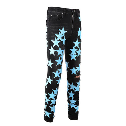 896 High Street Sticky Star Jeans High Craft Slim élastique High Street Jeans 