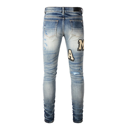 Purple Brand Purple Mens Jeans Designer Jeans High End Quality Slim Casual Straight Design Skinny Straight Jeans 8826