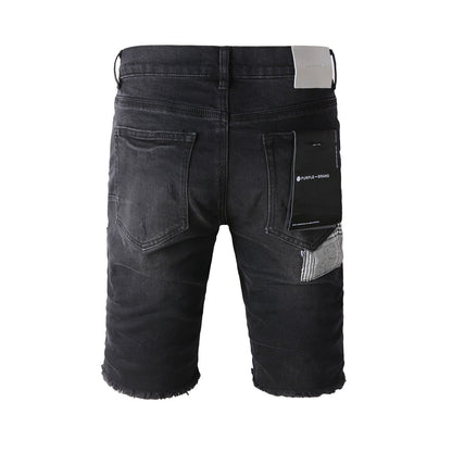 Black Jean Shorts 5001 with Classic Style and Comfortable Fit