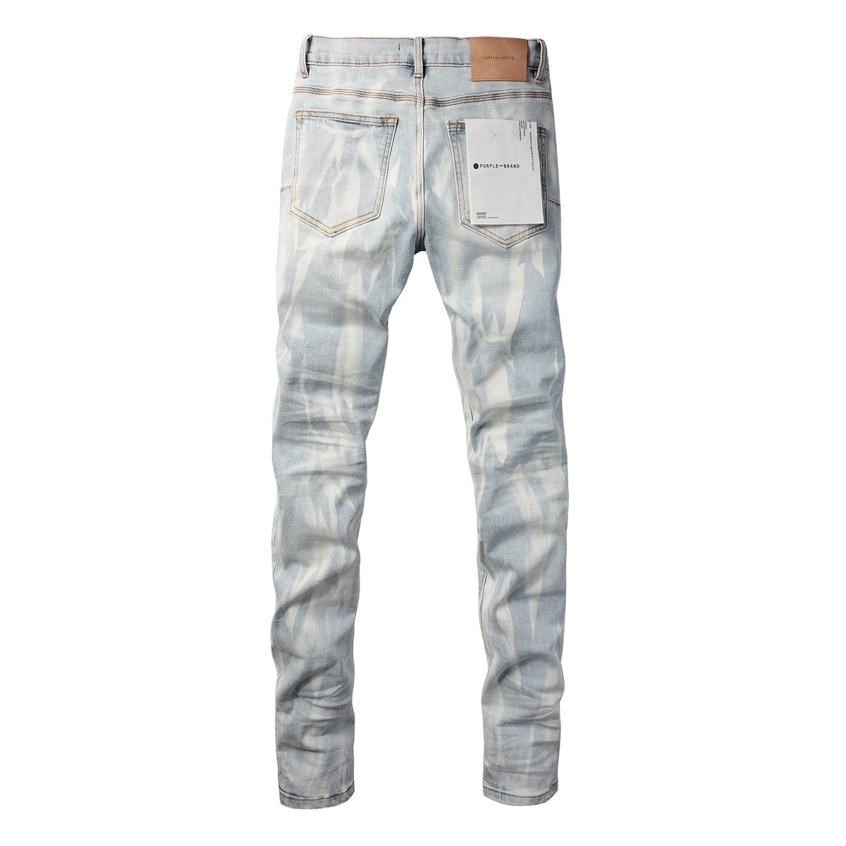 Pantalones vaqueros High Street Slim Fit Tie Dyed Wash personalizados 7017 