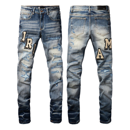 Purple Brand Purple Mens Jeans Designer Jeans High End Quality Slim Casual Straight Design Skinny Straight Jeans 8826