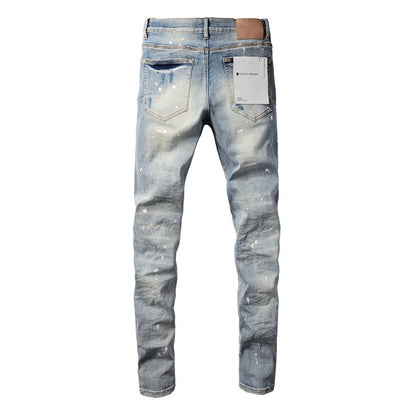 Jeans High Street Bleu Délavé Neuf Pantalon 9003 