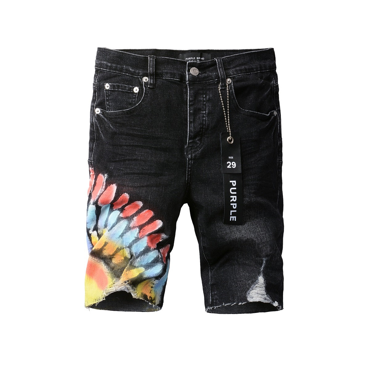 Shorts vaqueros negros 5085 con un diseño elegante para un look veraniego con estilo 