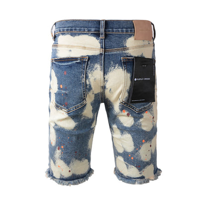 Short en jean bleu tendance 5090 avec une coupe moderne et confortable 