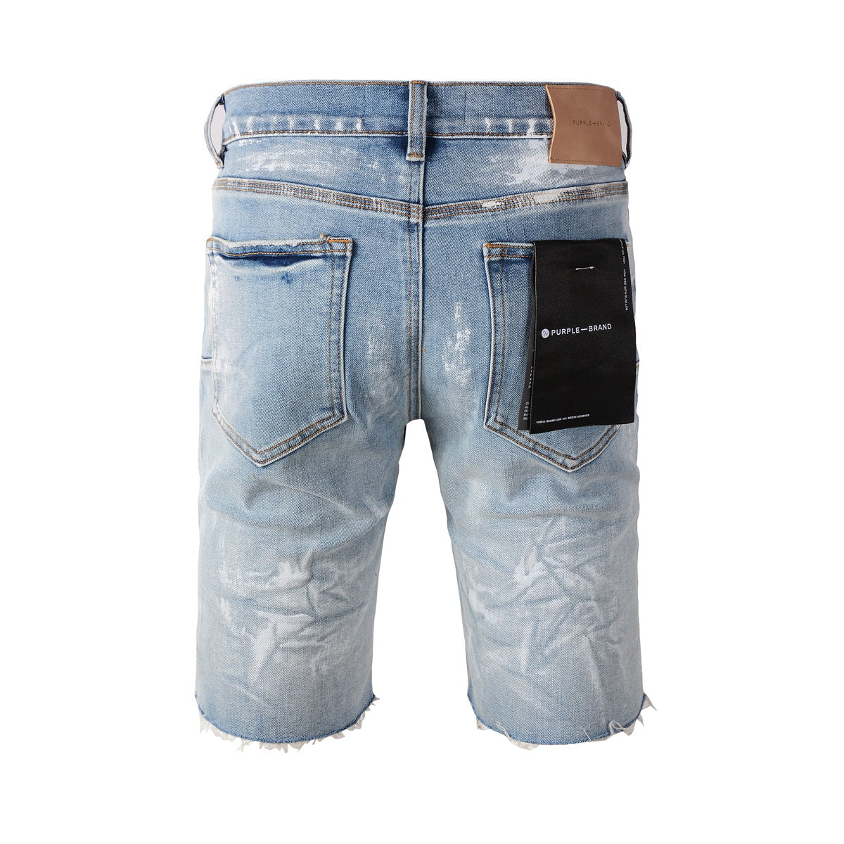 Fashionable Blue Pleated Jean Shorts with Button Fly for a Distinctive Look