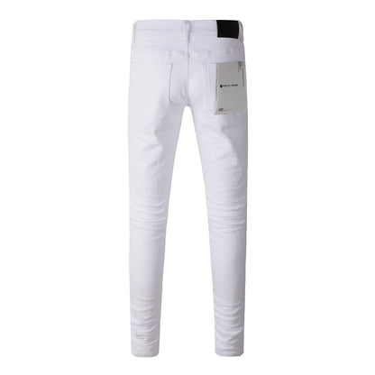 Pantalones vaqueros nuevos High Street Jeans blancos 9024