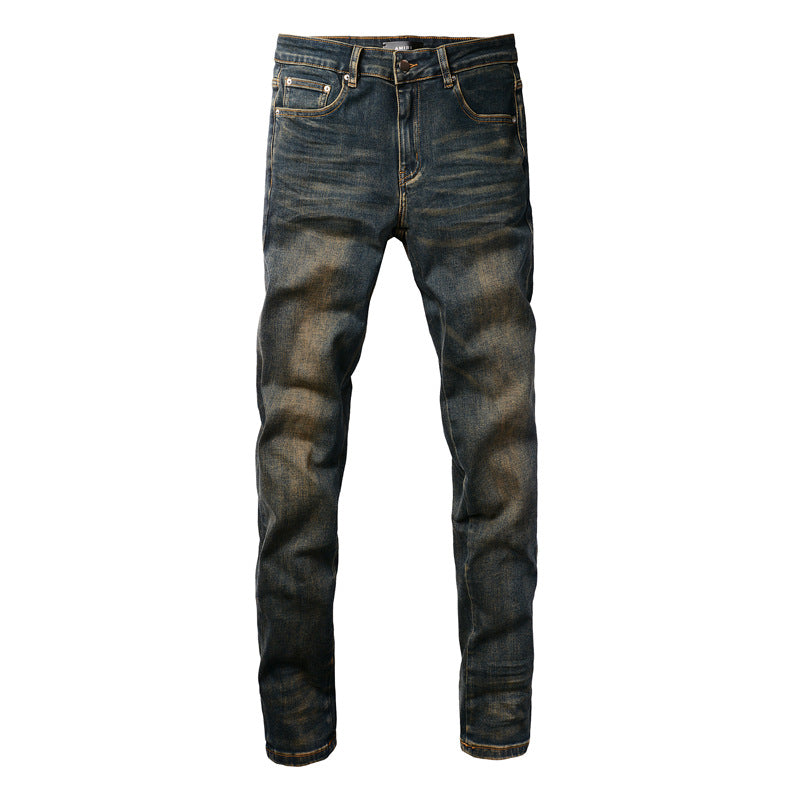 Chic Black Distressed Denim 8831 with Whisker Wash and Stylish Rips