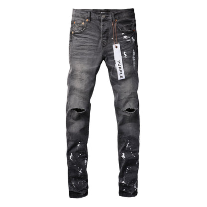 Jeans de qualité supérieure pour hommes, jeans de créateur, pantalons noirs pour hommes, pantalons de survêtement rétro de rue décontractés, jogging