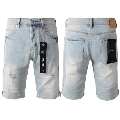 Short en jean bleu chic 5086 offrant un style moderne et une tenue polyvalente 